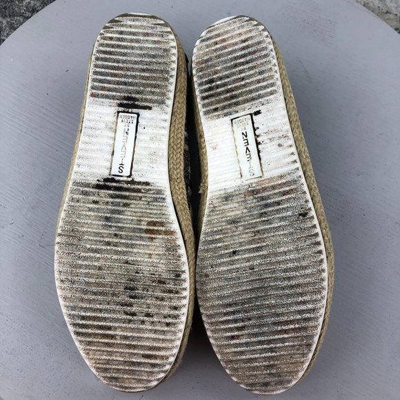 Steven Steve Madden Women's Size 9 Caliee Gold Black Purple Silver Slip On Flats - Picture 9 of 11